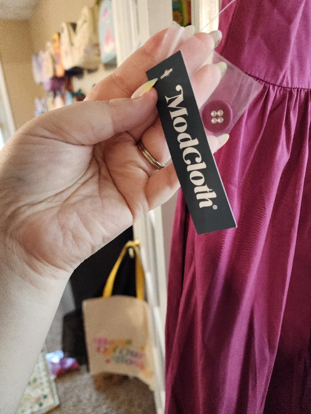 Modcloth Retro Cotton Dress - Picture 4 of 5